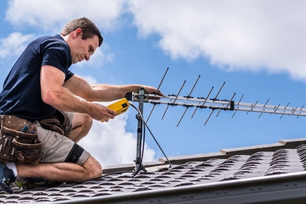 Improve your TV viewing experience with professional TV Antenna Installation, preventing signal loss